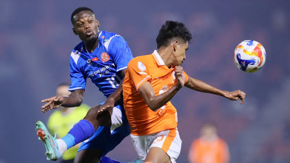 CLB Công an TPHCM bất phân thắng bại cùng Ratchaburi FC. Ảnh: DUY ANH