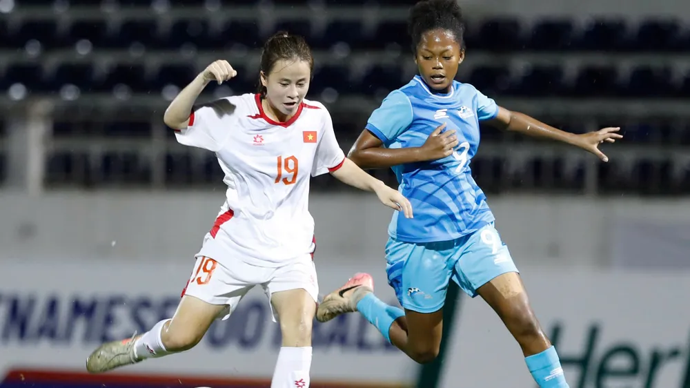 U17 nữ Việt Nam có rộng cơ hội vào VCK U17 nữ châu Á 2027. Ảnh: ĐÔNG HUYỀN