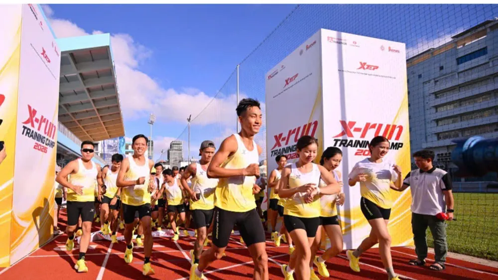 X-Run Training Camp khởi động vào sáng 11-10.