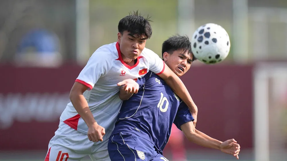 U23 Việt Nam chuẩn bị làm chủ nhà của giải tứ hùng quốc tế diễn ra tại sân Pleiku. Ảnh: VFF