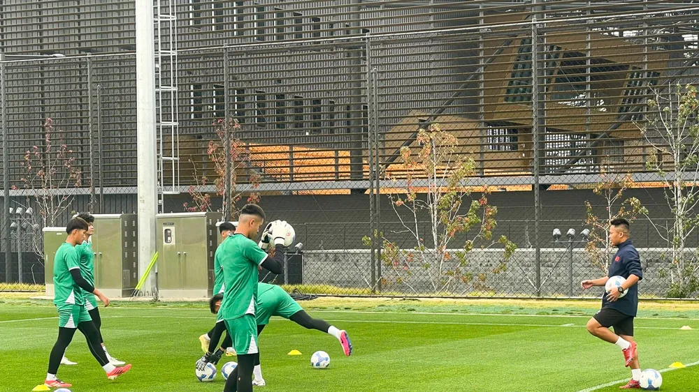 Đội tuyển U17 Việt Nam đang có chuyến tập huấn tại Hàn Quốc chuẩn bị cho VCK FIFA U17 World Cup 2027. Ảnh: VFF