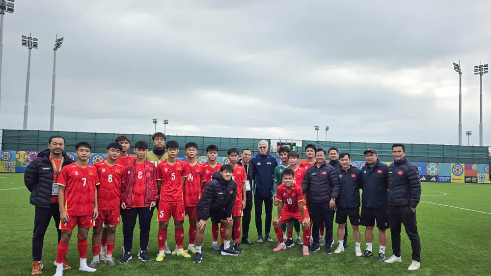 Thua U15 Rwanda ở vòng 1/16, các cầu thủ Việt Nam tranh hạng từ 81-96. 