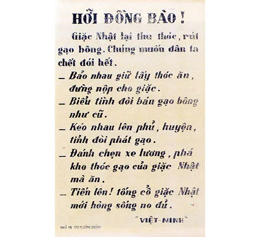 Tuyên truyền cách mạng trước năm 1945 qua tài liệu lưu trữ