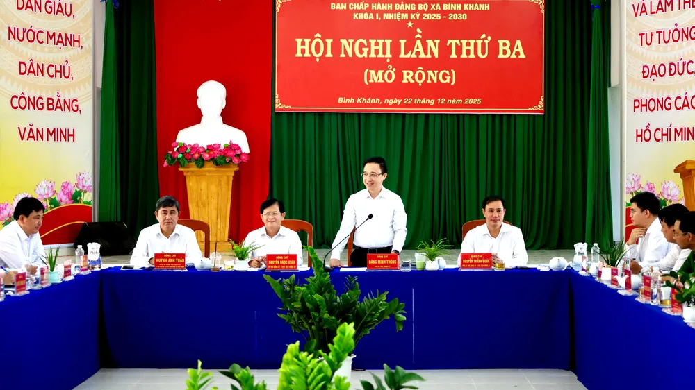 Xã Bình Khánh (TPHCM) đặt mục tiêu duy trì đà tăng trưởng 15%