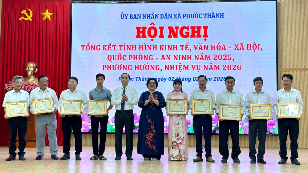 Xã Phước Thành: Họp mặt mừng Đảng - mừng Xuân 2026