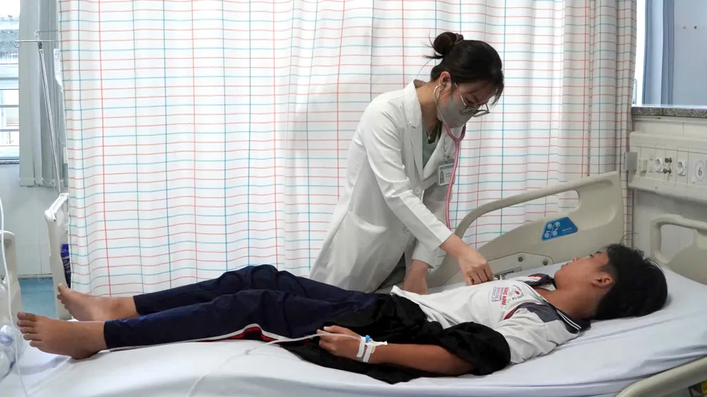 Bệnh nhân điều trị tại Bệnh viện Đa khoa Vũng Tàu.