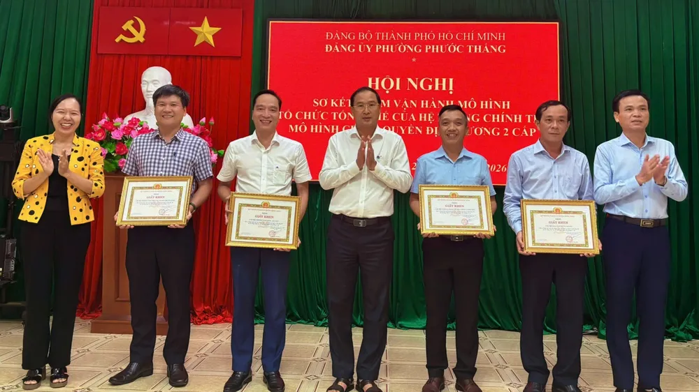 Mô hình chính quyền địa phương 2 cấp ở phường Phước Thắng vận hành ổn định, thông suốt