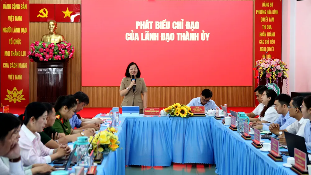 Phường Hòa Bình: Nhiều giải pháp đồng bộ trong thực hiện nhiệm vụ 6 tháng cuối năm