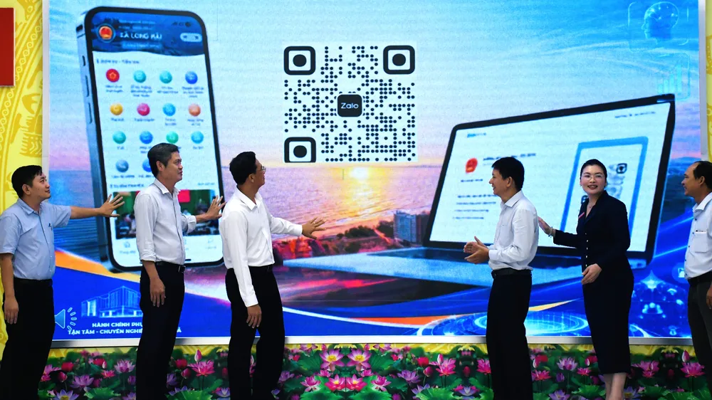 Xã Long Hải ra mắt kênh Zalo OA phục vụ người dân 