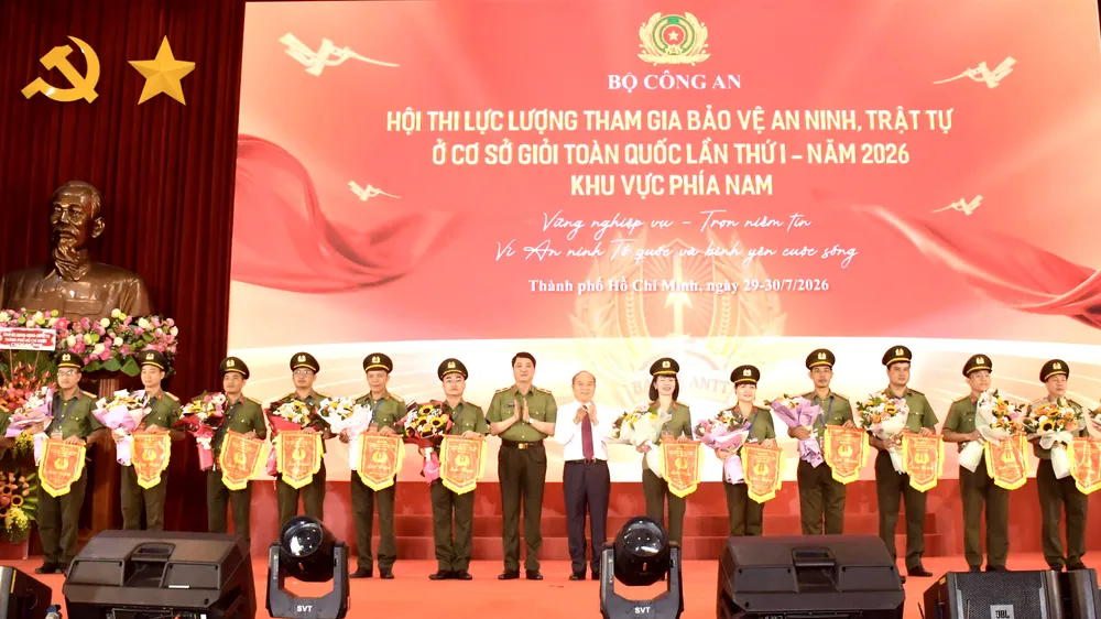 Hội thi Lực lượng bảo vệ an ninh, trật tự ở cơ sở khu vực phía Nam