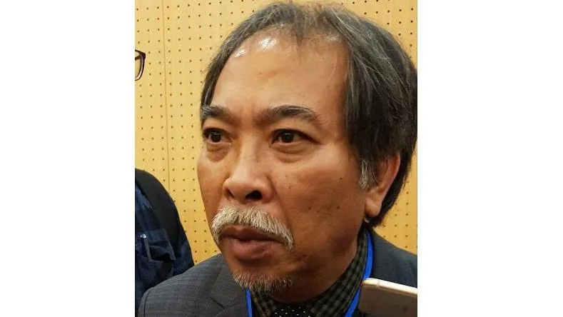 Nhà thơ Nguyễn Quang Thiều. Ảnh VX