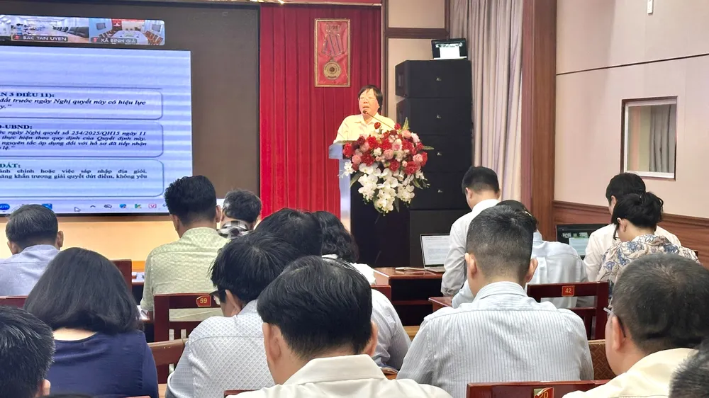 Hội nghị triển khai Quyết định 67/2026 của UBND TPHCM do Sở NN-NT tổ chức. Ảnh: THANH HIỀN