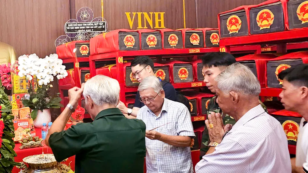 Dự kiến đầu tháng 10-2026 sẽ tổ chức Lễ truy điệu, an táng liệt sĩ tại Công viên Lê Thị Riêng