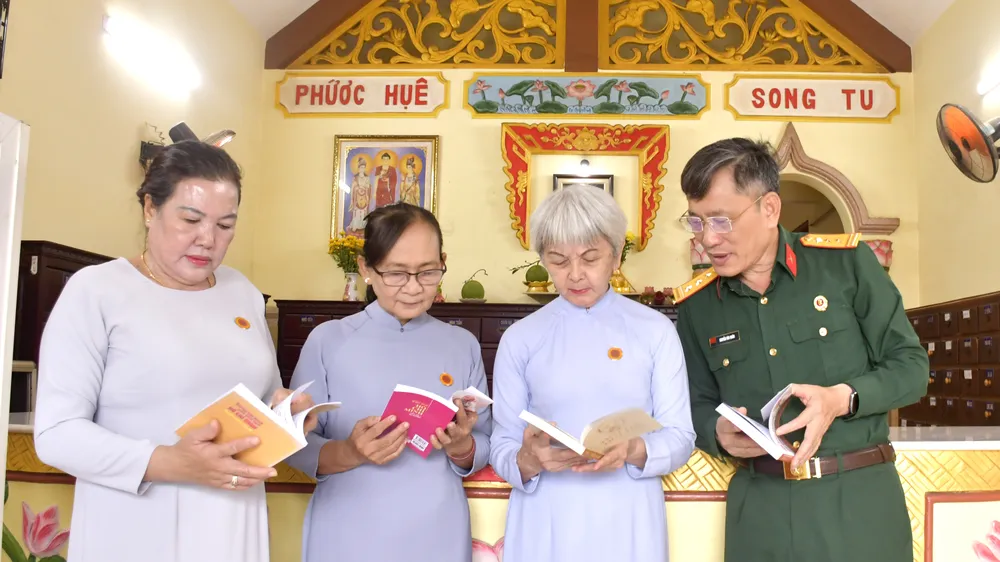 Ra mắt Không gian văn hóa Hồ Chí Minh tại cơ sở tôn giáo