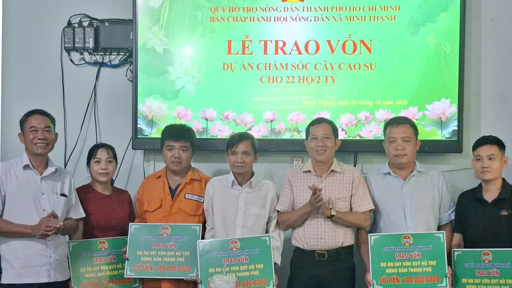 49 hội viên nông dân được vay ưu đãi gần 5 tỷ đồng để phát triển sản xuất