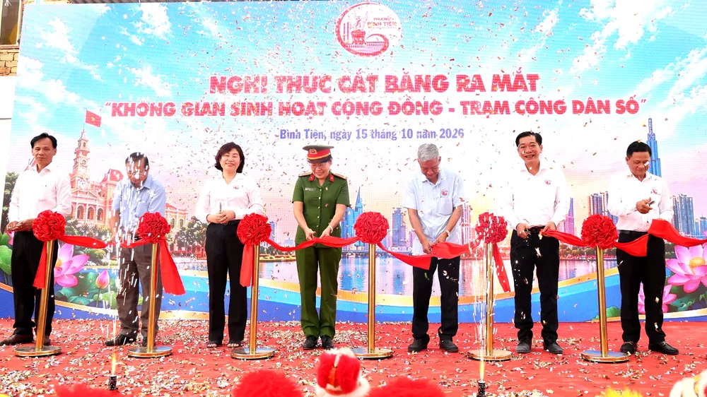 Phường Bình Tiên cải tạo khu đất trống thành không gian sinh hoạt cộng đồng