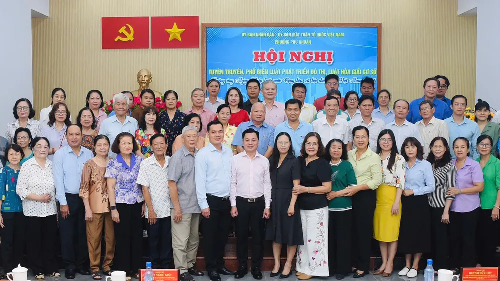 Hòa giải viên-phường Phú Nhuận- Luật Hòa giải ở cơ sở - pháp luật