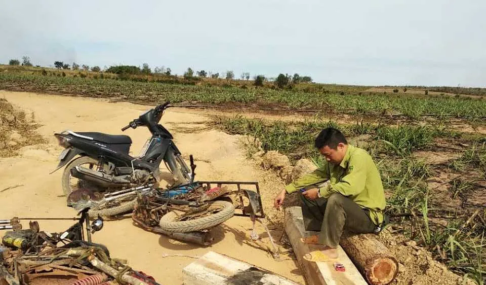 Vận chuyển gỗ lậu rồi đánh lực lượng kiểm lâm trọng thương