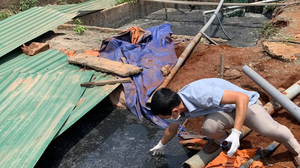 Đắk Lắk: Phát hiện doanh nghiệp xả thải sai quy định