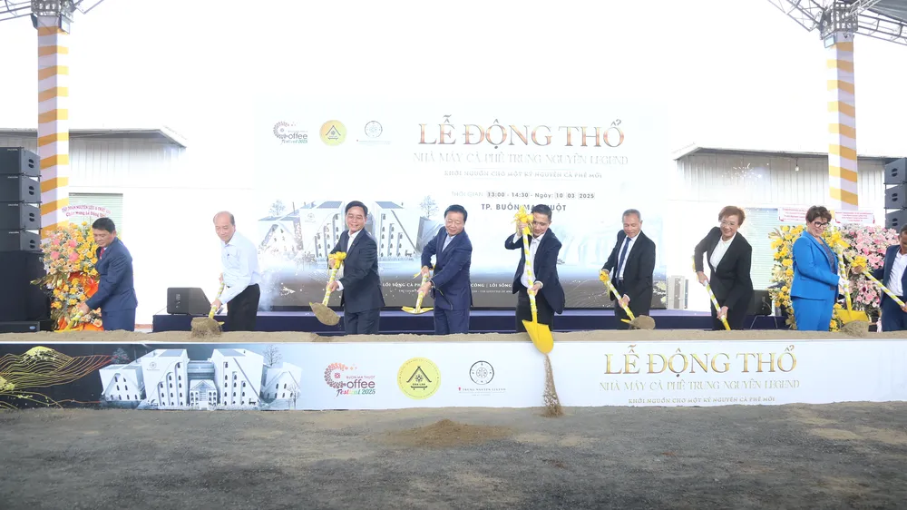 Trung Nguyên xây nhà máy chế biến cà phê tại Đắk Lắk