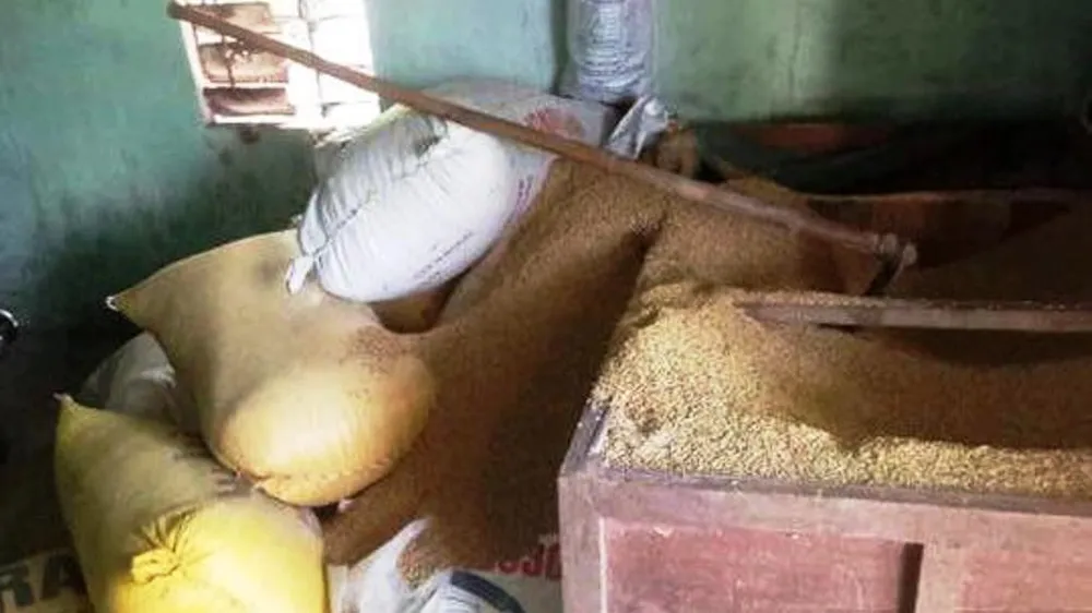 Hiện trường, nơi gia đình bà H. báo mất 49 cây vàng