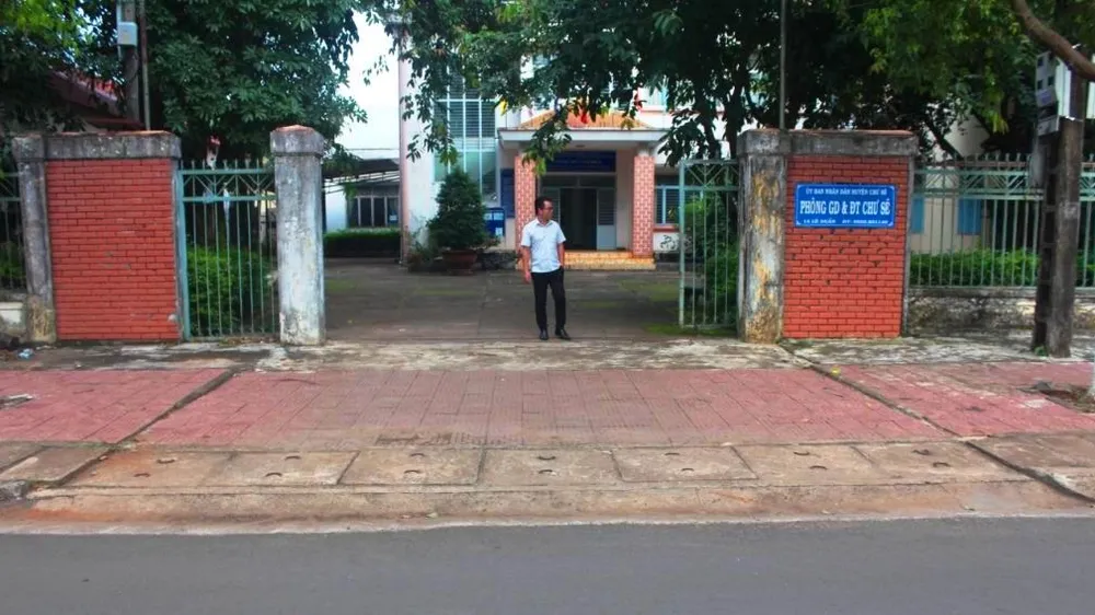 Phòng GD-ĐT Chư Sê, nơi ông Nguyên từng công tác và có nhiều vi phạm, dẫn đến bị kỷ luật 