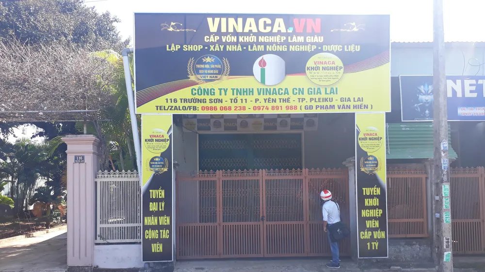 Công ty chế sản phẩm chữa ung thư từ than tre Vinaca mở 2 chi nhánh trái phép ở Gia Lai
