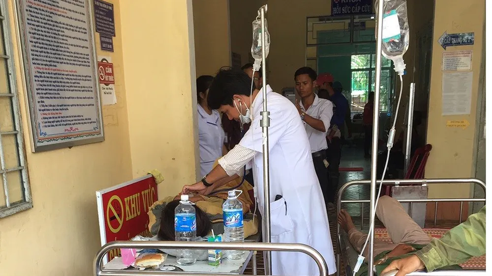 Nạn nhân vụ tai nạn đang được điều trị