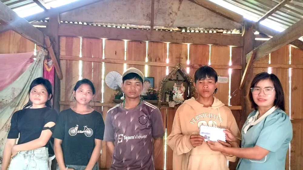 Bạn đọc Báo SGGP tiếp sức 4 anh em có hoàn cảnh khó khăn được đến trường