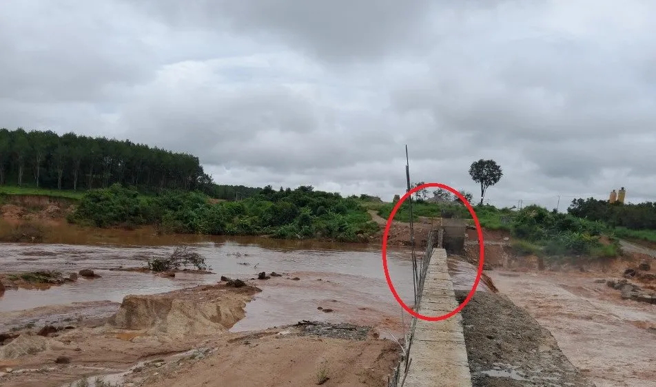 Vụ sự cố tại Thủy điện Ia Glae 2: Tường bê tông phục vụ thi công đập tràn bị cuốn trôi