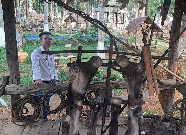 Gia Lai: Nhiều hiện vật văn hoá trưng bày ngoài trời bị mất cắp