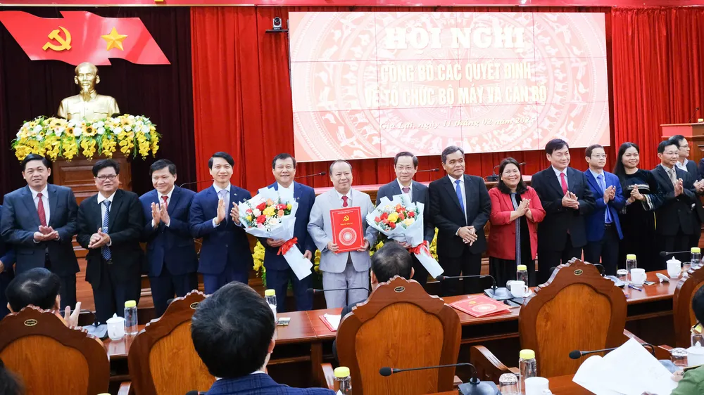 Gia Lai: Phó Bí thư Thường trực Tỉnh ủy giữ chức Bí thư Đảng ủy các cơ quan Đảng