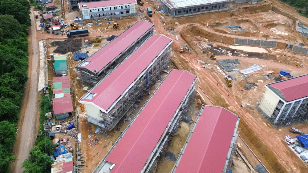 Gia Lai: Những ngôi trường nội trú ở vùng biên đang dần thành hình