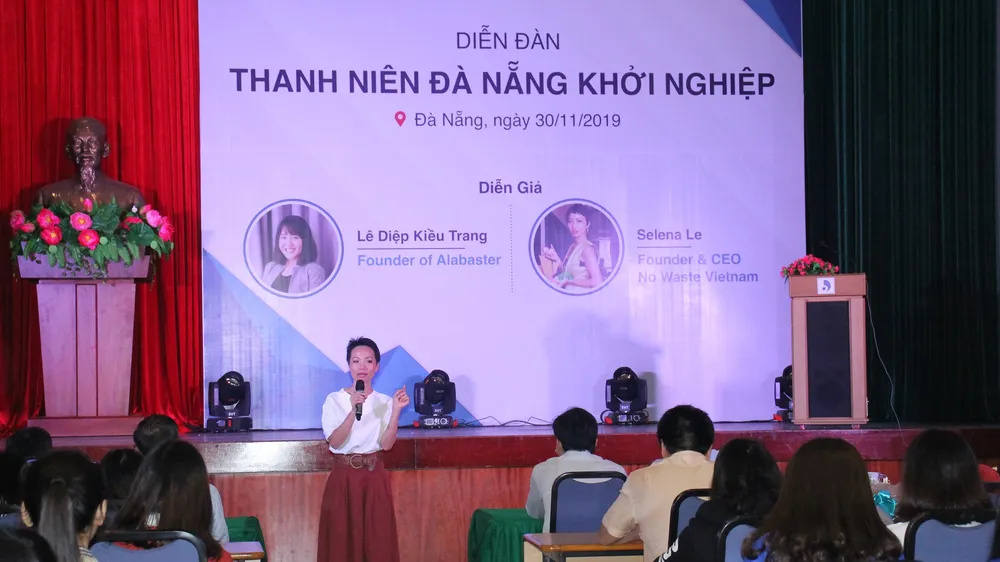 Diễn đàn có sự tham gia của diễn giả Selena Le – Founder & CEO No Waste Việt Nam và diễn giả Lê Diệp Kiều Trang – Founder của Alabaster, cựu CEO Facebook Việt Nam