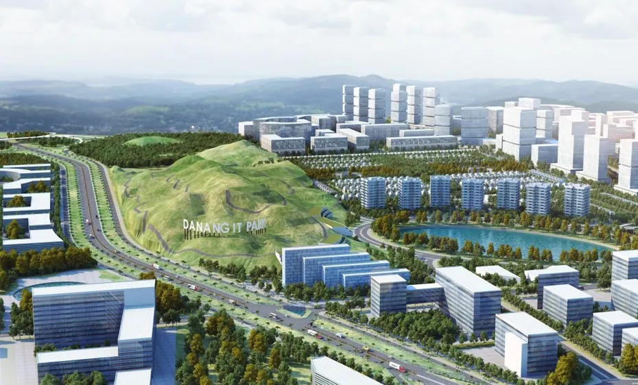 Khu CNTT tập trung Đà Nẵng- giai đoạn 1 có diện tích 131 ha, thuộc xã Hòa Liên, huyện Hòa Vang, thành phố Đà Nẵng