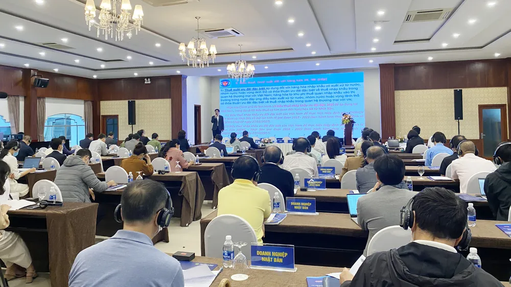 Hội nghị nhằm cập nhật các văn bản pháp luật và giải đáp các vướng mắc, khó khăn cho doanh nghiệp Nhật trong quá trình sản xuất kinh doanh, sinh sống tại Đà Nẵng