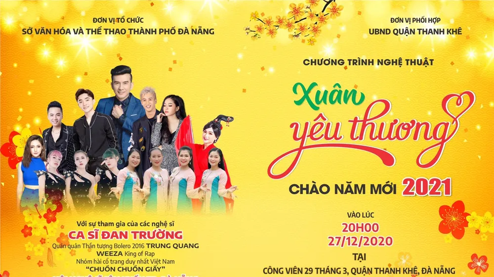 Đà Nẵng tổ chức “Xuân yêu thương - Chào năm mới 2021” 