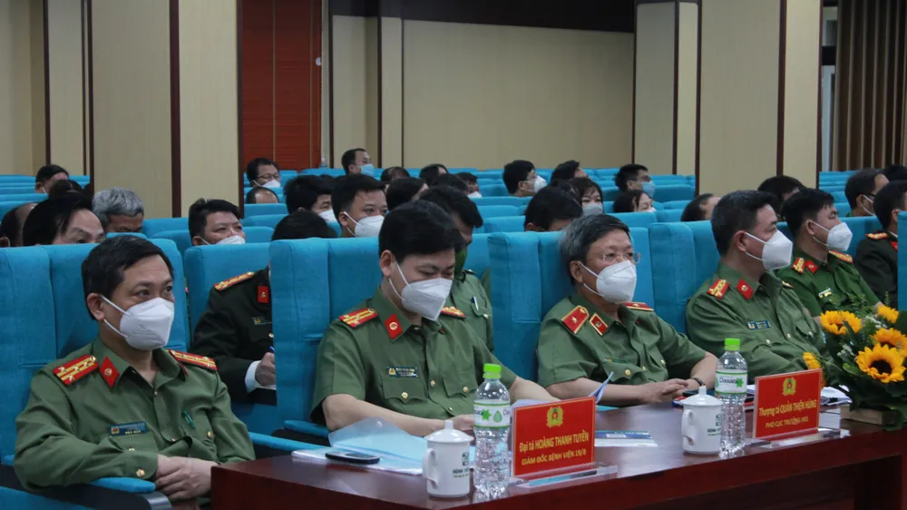 Hội thảo có sự tham gia của đại diện thuộc các đơn vị y tế trong CAND ở khu vực miền Trung – Tây Nguyên