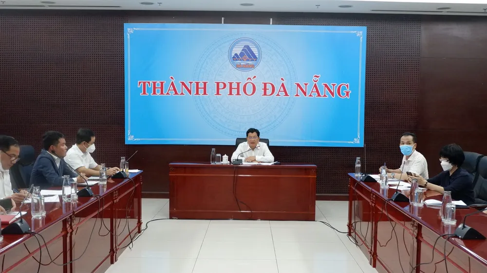 Ông Trần Phước Sơn, Phó Chủ tịch UBND TP Đà Nẵng chủ trì buổi làm việc