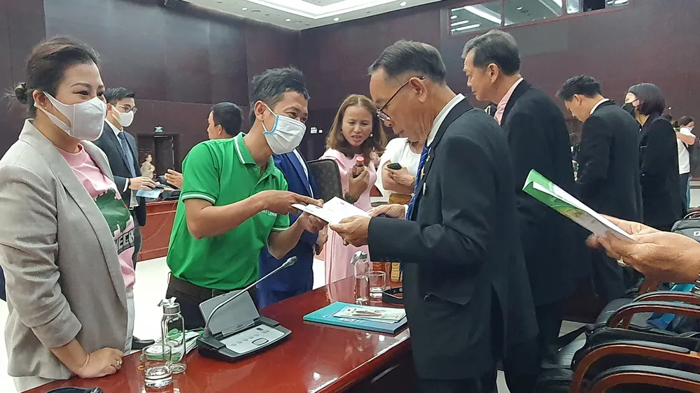 Các doanh nghiệp Đà Nẵng giới thiệu, kết nối với một số doanh nghiệp Thái Lan tại diễn đàn