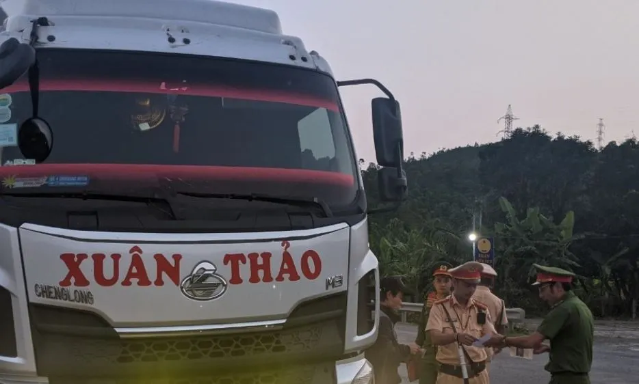 Ô tô tải biển kiểm soát 50H-141.58. Ảnh: CAĐN