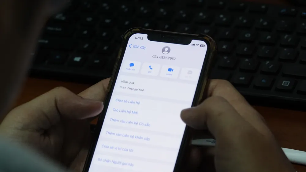 Một số phụ huynh nhận được thông tin nghi vấn lừa đảo