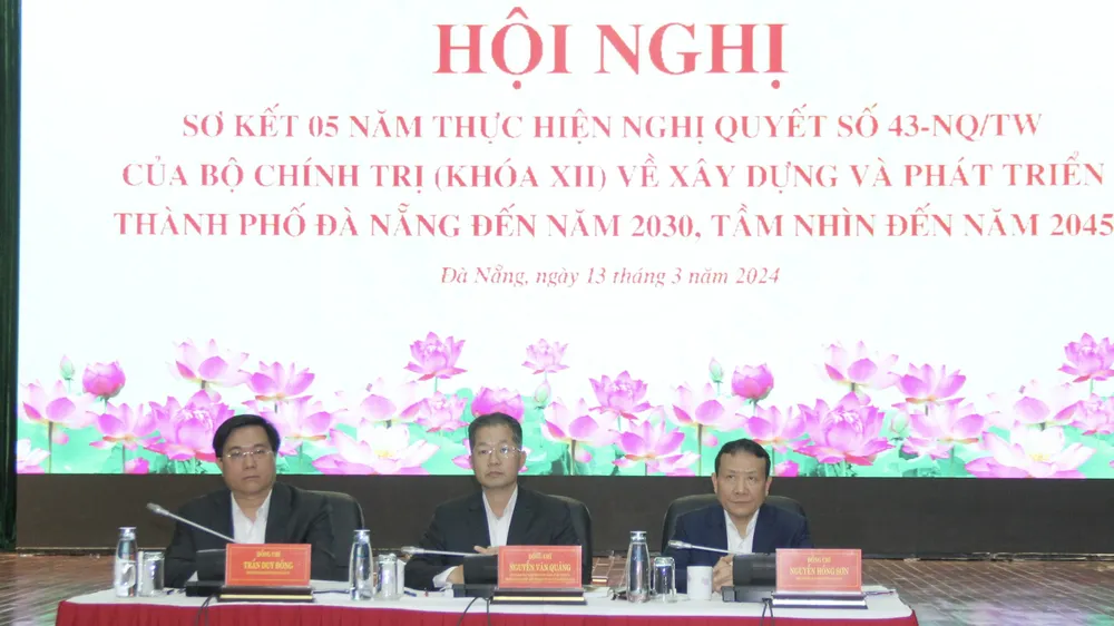 Hội nghị do Ban Kinh tế Trung ương phối hợp Thành ủy Đà Nẵng tổ chức. Ảnh: XUÂN QUỲNH
