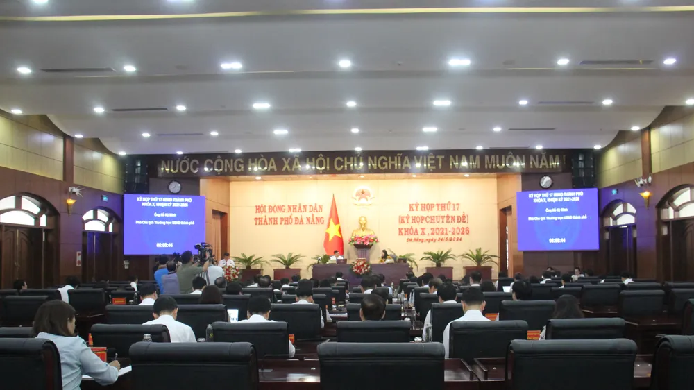 Toàn cảnh Kỳ họp thứ 17 (kỳ họp chuyên đề) HĐND TP Đà Nẵng khóa X, nhiệm kỳ 2021-2026