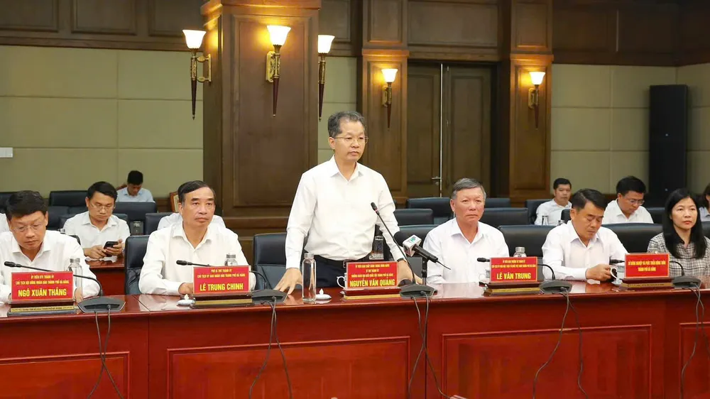 Đoàn công tác TP Đà Nẵng đã đến thăm hỏi và hỗ trợ TP Hải Phòng
