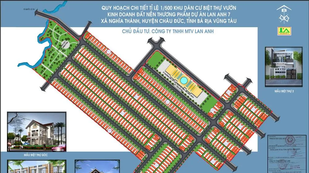 Sơ đồ tổng thể dự án Lan Anh 7