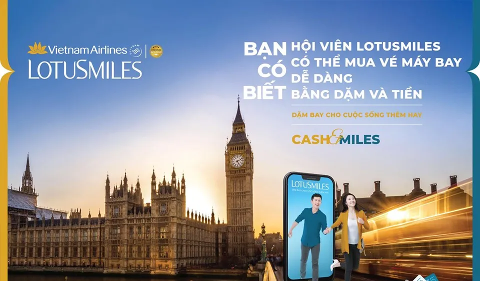 Thêm nhiều ưu đãi cho hội viên Bông Sen Vàng của Vietnam Airlines