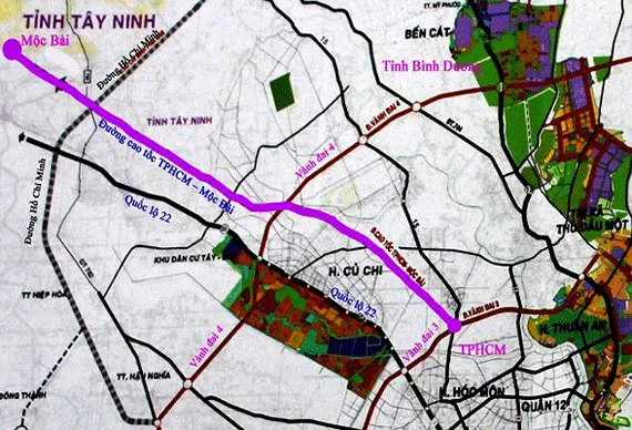 Dự kiến khởi công cao tốc TPHCM - Mộc Bài trong tháng 4-2020