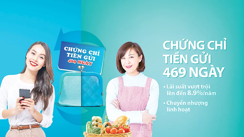 Khách hàng được hưởng mức lãi suất vượt trội khi tham gia sản phẩm chứng chỉ tiền gửi SCB