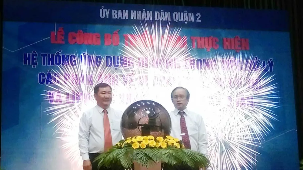 Ra mắt ứng dụng “Quận 2 trực tuyến”